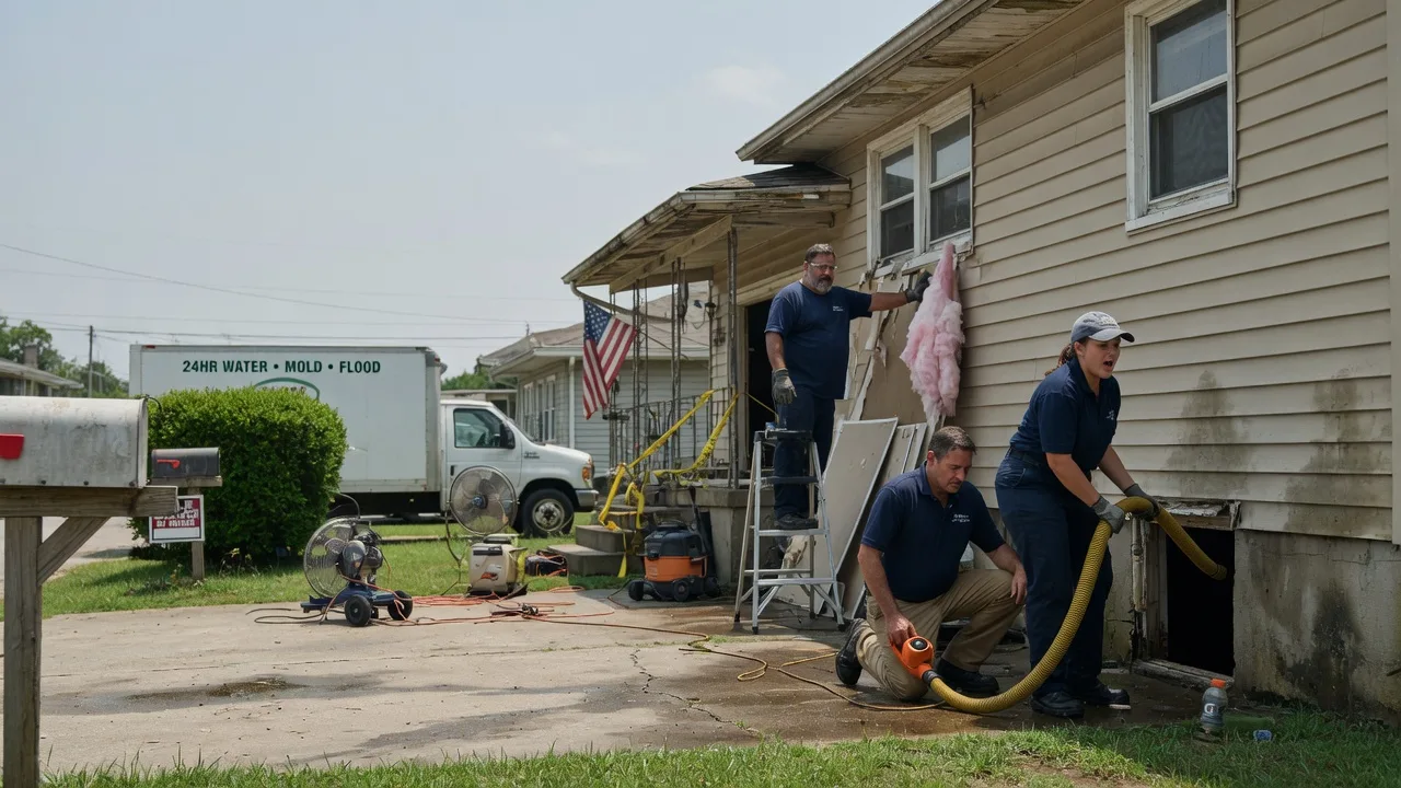 Water Damage Repair in Staunton, IL near me
